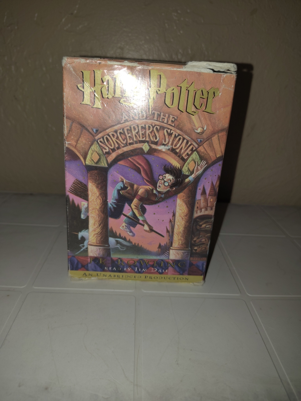 Harry Potter and the Sorcerer's Stone Cassette Tapes - Orange/Purple Cover